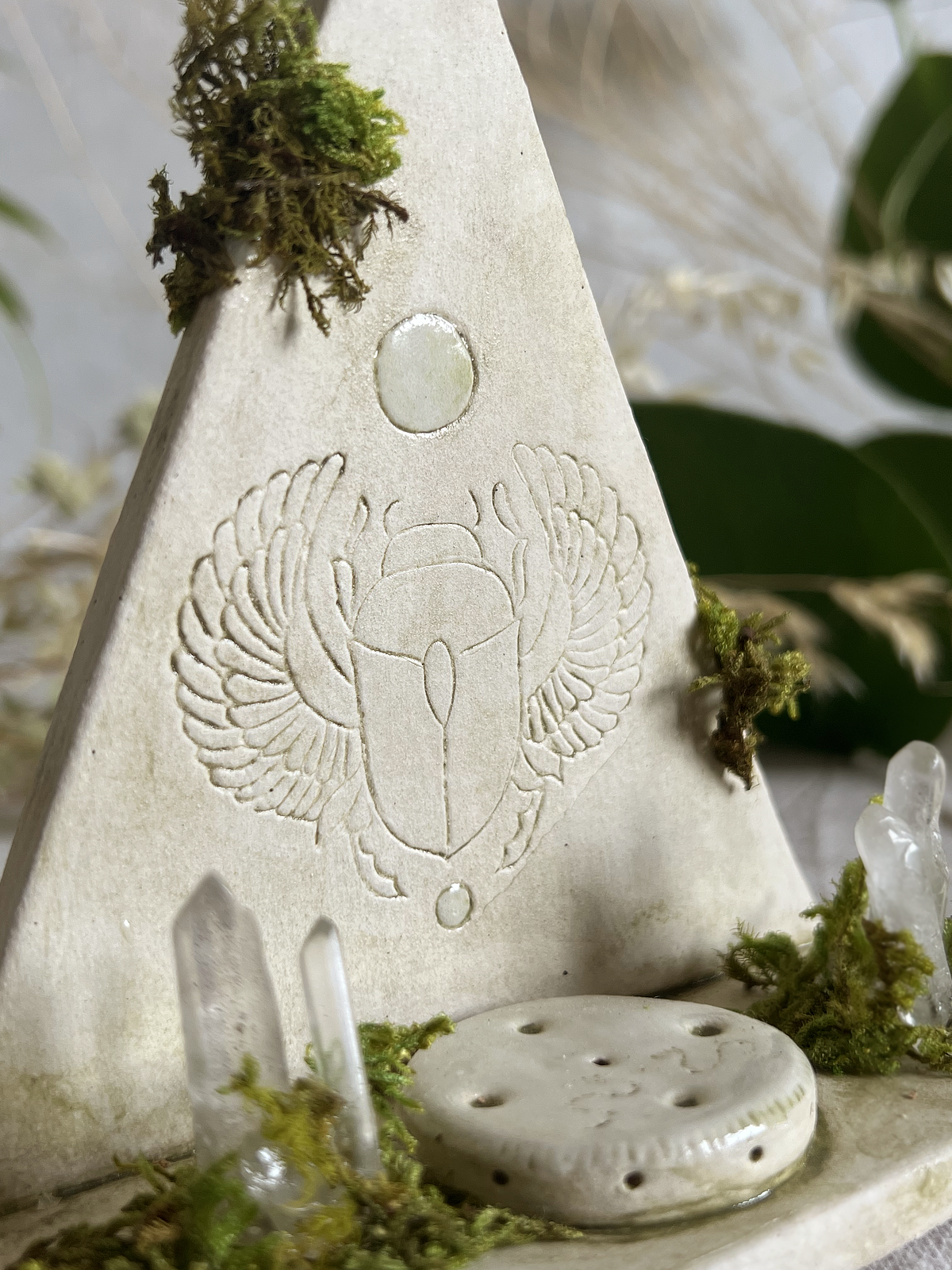 ALTAR INCENSARIO QUEMADOR KHEPRI